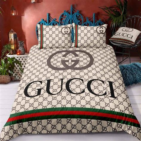 gucci bed linen|gucci bedding set queen.